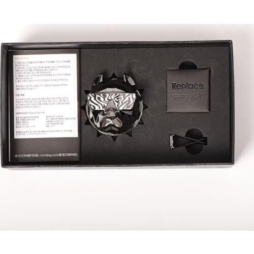 Luxury Box Bulldog Car Perfume 2020 New Version Car Air Freshener Creative Auto Vent Clip Car Fragrance Car Freshener