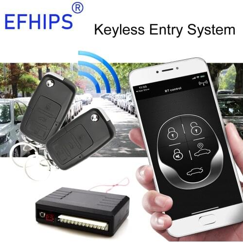 App control Universal Car Alarm System Auto Door Remote Central Control Lock Locking Smart Mobile Phone Control Keyless