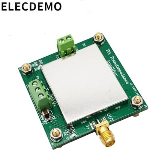 TLC2201 TIA transimpedance amplifier weak current measurement module IV conversion preamplifier silicon light detection