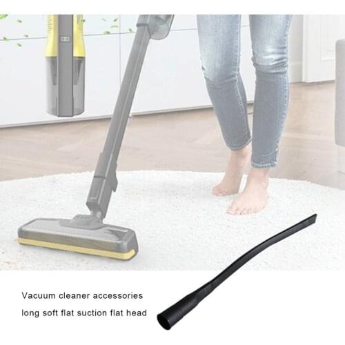 Long Flexible Flat Suction Nozzle Head For Universal Vacuum Cleaner Spare Parts Attachment Vacuum Hose Crevice Tool