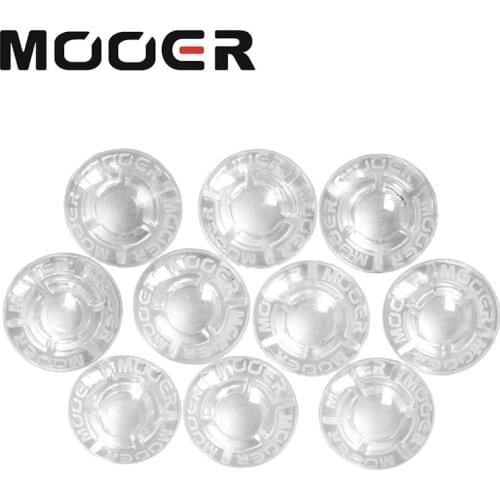 10pcs Mooer SHROOMS Footswitch Toppers Candy Plastic Bumpers Electric Guitar Effects Pedal Protector