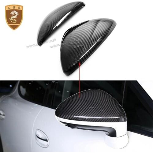 100% Real Carbon Car Rear View Mirror Cover Fiber Rearview Mirror For Porsche Panamera 970 971 Accessories 2014 2015 2016