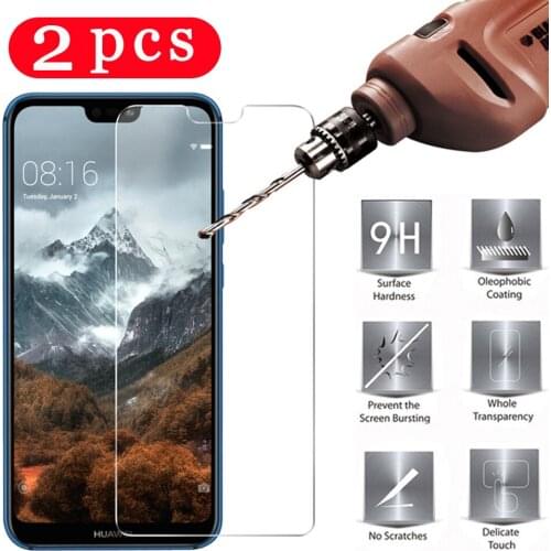 2Pcs 100D for huawei P40 pro plus P40 lite E P30 P20 pro tempered glass phone screen protector film protective glass smartphone