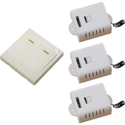 AC85V-250V Remote Control Switch 1CH Relay Wireless Remote Switch Receiver Wall Transmitter Radio Controlled Switch