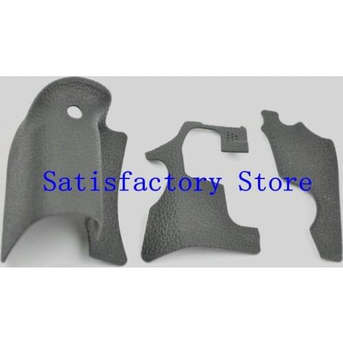 Free shipping 3 Pcs NEW Body Grip Rubber Cover Shell Replacement Part For Canon 70D Camera Part