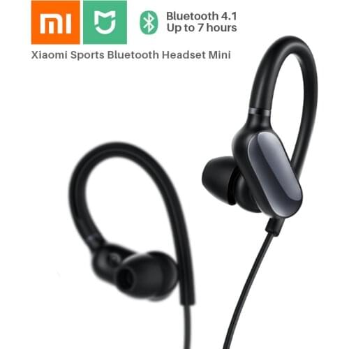 Xiaomi Mi Sports Bluetooth Headset Mini IPX4 Waterproof Sweatproof Mini Bluetooth 4.1 Wireless Earphones Music Earbuds with Mic