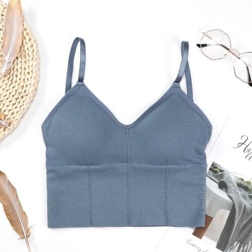 Women Tube Top Bra U-shaped Bra Sports Fitness Fashion Street Comfortable Camisole Top 2020