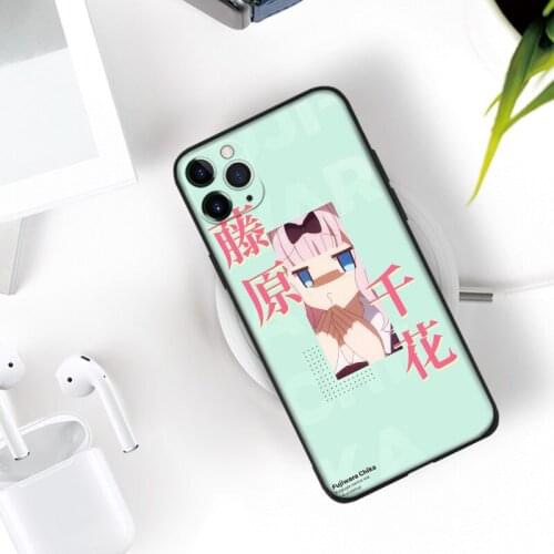 Fujiwara Chika Kaguya-sama Love is War For iPhone se 6 6s 7 8 plus x xr xs 11 pro max soft silicone phone case cover shell