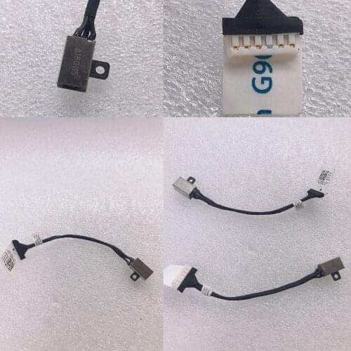 Fwgmm 0fwgmm portátil dc power jack cabo conector para for dell vostro 14 3468 15 3568 inspiron 15 3567 3565 3576 450.09w05