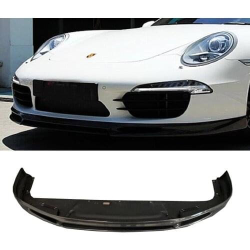 Lively2021 Fit For V-type Carbon Fiber Lip Shovel Front Spoiler of the Porsche 991 911.1