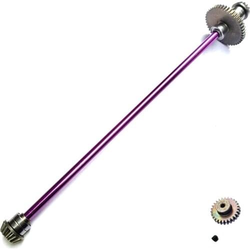 Metal Main Central Axle Drive Shaft Differential Gear Upgrade Parts for Wltoys 124019 124018 1/12 RC Car Accessories