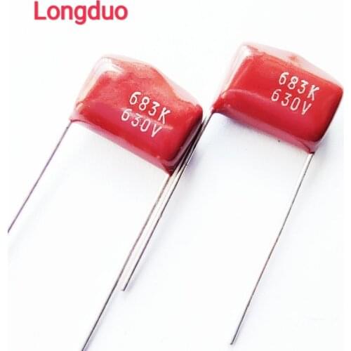 50pcs 683 68nf 0.068uf 630V Type CBB Metallized Polypropylene Film Capacitor