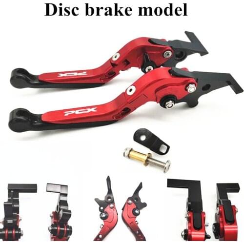 Modified Motorcycle CNC Aluminium Alloy PCX150 PCX Brake Levers With Parking Extendable Foldable Function for PCX 2018 2019