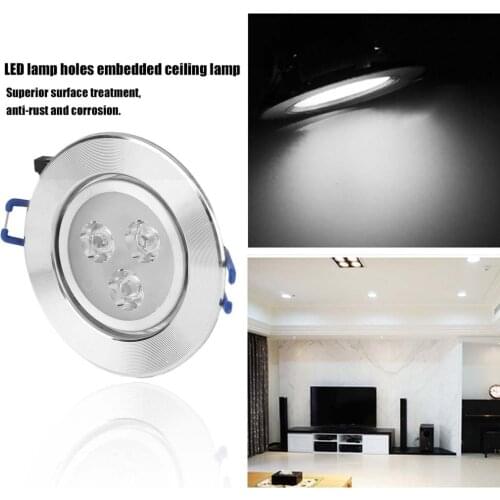 New High Quality 3W LED Optimized Design Recessed Ceiling Downlight Spot Lamp Bulb Light W/ Driver Anti-rust And Anti- Corrosion