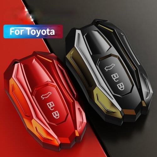 New TPU Mecha Car Key Case Cover Shell For Toyota CHR C-HR Prado Prius Camry Corolla RAV4 2017 2018 2019 Accessories