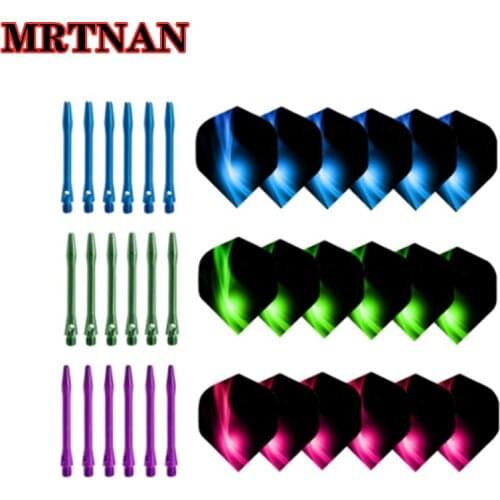 New high-quality aluminum dart shaft and professional popular PET dart wing pattern soft and steel dart flying dart accessories