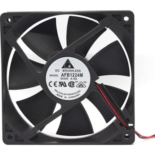 For Delta AFB1224M 12025 120mm 12cm DC 24V 0.18A 12CM/cm Converter Cooling Fan