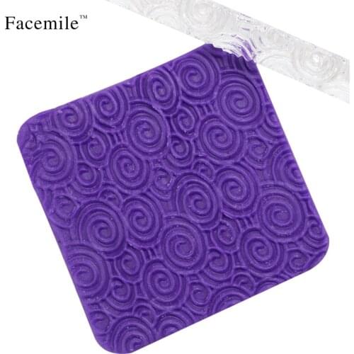 Transparent Circular acrylic Ring Rolling Pin for Gift Making decoration tool fondant embrosser mold baking pastry tool 52013