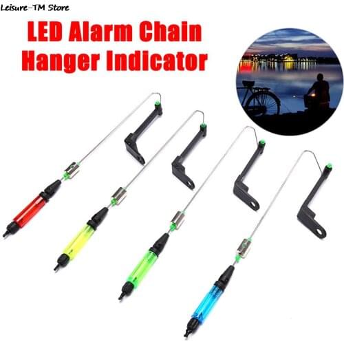 Fishing Swinger LED Alarm Chain Hanger Shaking Fishing Bite Indicator Alert Bite Sensor Tools