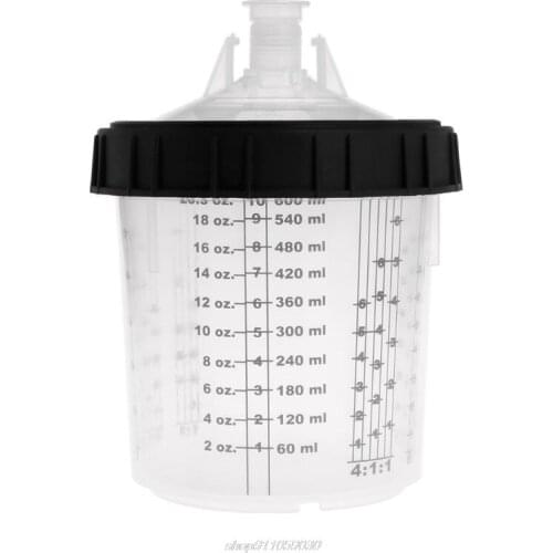 Paint Mixing Cup PPS Type H/O Quick Cup Hard Cup Inner Cup Lids 600ml Spray Jy7 21 Dropship