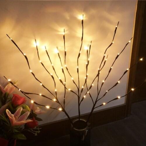 Merry Christmas Tree Decorations For Home Willow Branch IP44 20 Bulbs LED Lamp Lights Floral Home Party Garden New Year #20