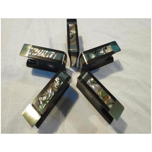 High quality 5 pcs ebony cello bow frogs with silver mounted