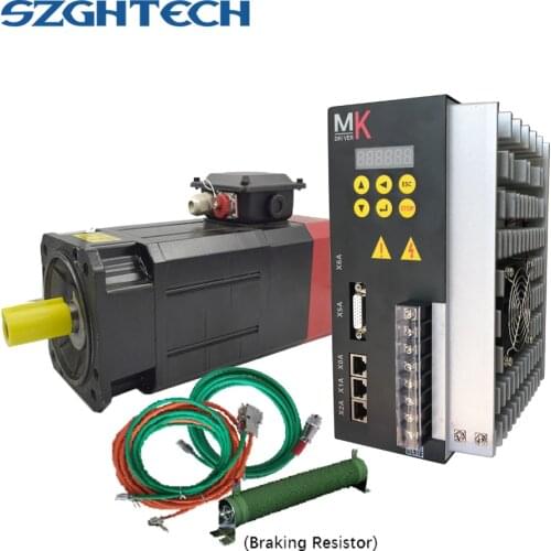 Factory supply high quality high torque ac 3.7 kw spindle servo motor