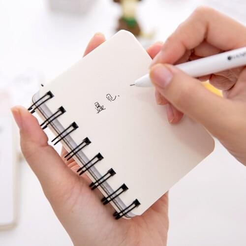 1pcs 10.4X8.3cm creative fresh lovely A7 pocket small loop portable notebook School office stationery Small notebook