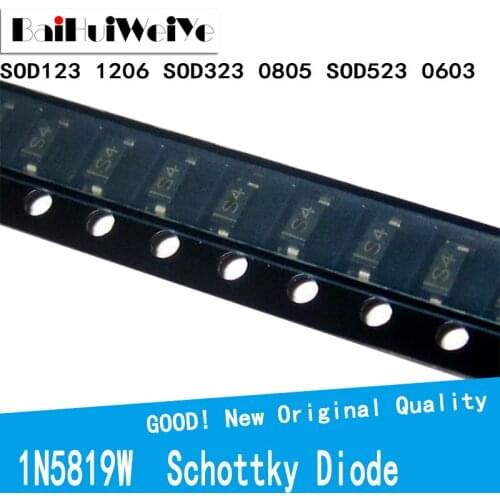 100PCS/Lot 1N5819W 1N5819 IN5819 High-Speed Switching Diodes SOD123 1206 SOD323 0805 SOD523 0603 SMD New Good Quality Chipset
