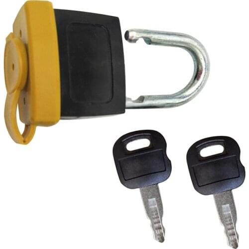46-2641 2462641 Padlock with 5P8500 Key for Caterpillar 259B3 385C 5080 5090B CB-22B CB-24B CB-32B CB-34B 414E 416C 416E