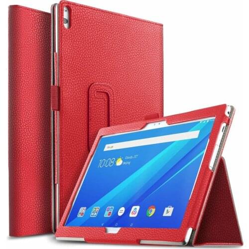 Case for Lenovo Tab 4 10 Plus TB-X704F X704L X704 PU Leather Tablet Cover Stand Capa for Lenovo TAB4 10" TB-X304F/L Flip Cover