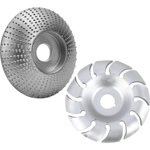90mm 12-Teeth Wood Carving Shaping Disc Steel 16mm Hole Discs Carving Sanding Abrasive Tool for Angle Grinder