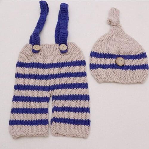 Newborn Baby Boys Girls Cute Crochet Knit Costume Prop Outfits Photo Photography