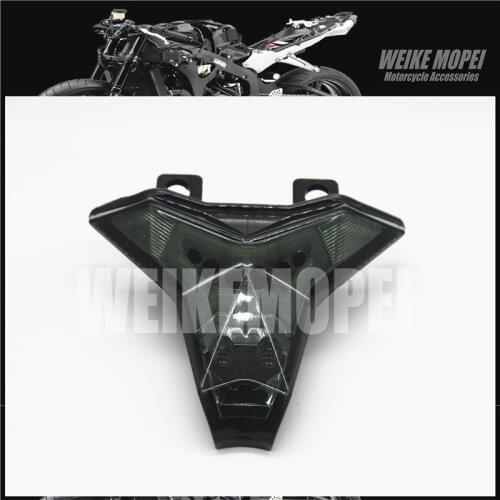 Smoky Rear tail light LED Rear Brake Turn Signal Tail Light Taillights Fit For Kawasaki Ninja Z1000 ZX-10R NINJA400 Z400