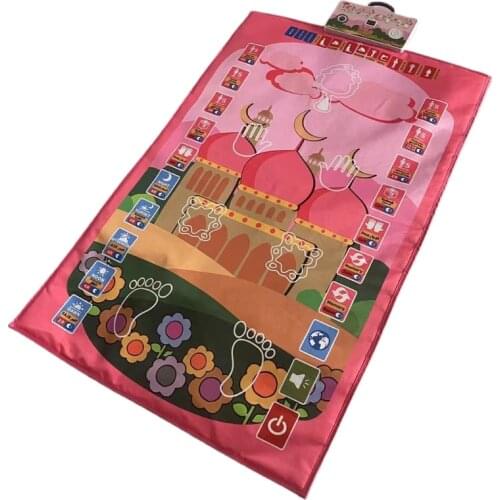 Smart Islam Child Kids Muslim Prayer Rug Starter Interactive Pray Teaching Mat Electronic Educational Worship Carpet