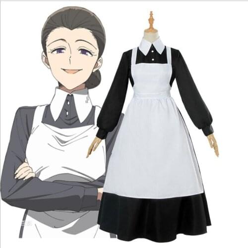 The Promised Neverland Isabella Cosplay Costume Yakusoku no Neverland Halloween Carnival Party Costume Custom
