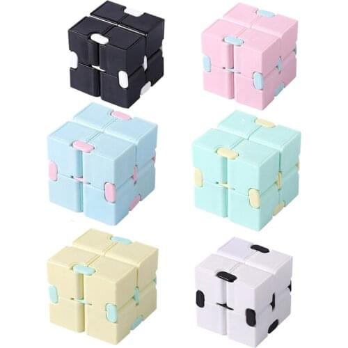 Puzzle Cube Durable Exquisite Decompression Toy Infinity Magic Cube For Adults Kids Relief Antistress Anxiety Desk Toy