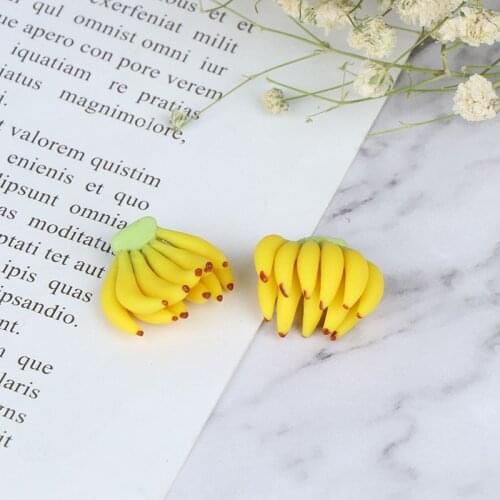 Dollhouse Miniature Food Fruit Banana For 1:12 Dollhouse Miniature Bunch of Banana Kitchen Food Fruit Accessories Decor