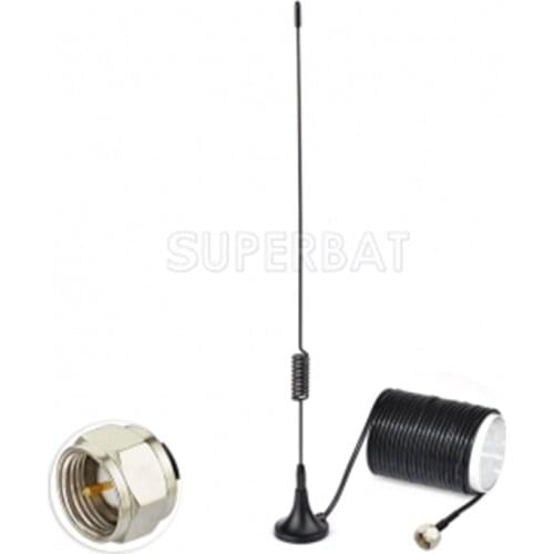 Superbat Magnetic Base FM Antenna for Denon Pioneer Onkyo Yamaha Radio Receiver