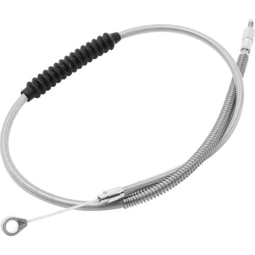 Motorcycle 120cm Braided Clutch Cable For Harley Street Glide FLHX Road King FLHR 08-13 09 10 11 12