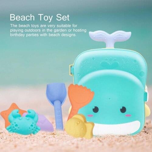 Beach Toys For Kids Baby Beach Game Toys Children Sandbox Set Kit Summer Toys For Beach Play Sand Water Game Trolley Case