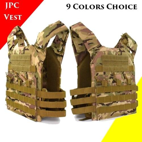 Hunting Tactical Accessories Body Armor Vest JPC Simple Version Plate Carrier Molle Vest Multicam Ammo Magazine Airsoft Vest