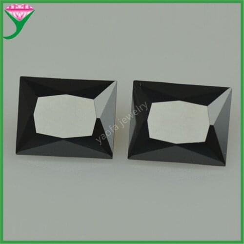 Wholesale 1.5x3mm~6x8mm 5A Rectangular Rectangle Shape Cut Natural Black Spinel Stone Beads Loose Gems For Jewelry Making DIY