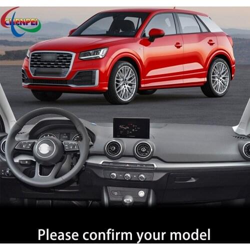 Anti-Slip Anti-UV Mat For Audi Q2 2017-2020 Dashboard Cover Pad Dashmat Protect Sunshield Pad Car Accessories