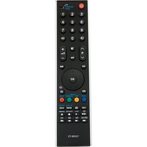 New CT-90327 TV Remote Control for Toshiba 32RV665DB 32RV675DB 32RV685DB 32XV625DB 32XV635DB 37RV665DB 37XV635DB 37ZV635DB