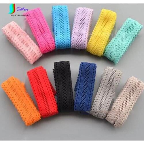 18MM Multi-purpose Elastic Mesh Lace Belt Ribbons Handmade DIY Hair Accessories Headwear Mmaterials Jewelry Accessories S577P