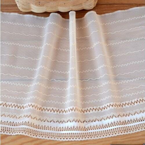 1 Meter Light Skin Wedding Hair Garments Lace Supplies Elastic Embroidered Lace Trim Ribbon Fabric DIY Crafts Sewing Accessories