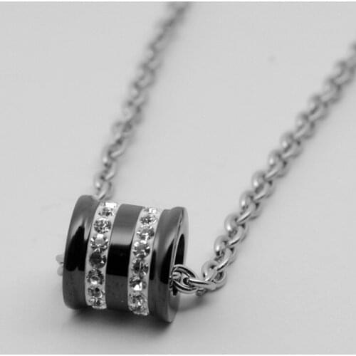 1pcs Stainless steel couple geometric round circle necklace men women lovers love fashion personality gift necklace jewelry