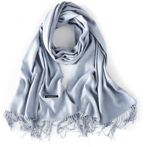 2020 winter tassel bandana scarf cashmere for lady keep warm long shawl solid color Mens warmth scarves neck cotton wool hijab