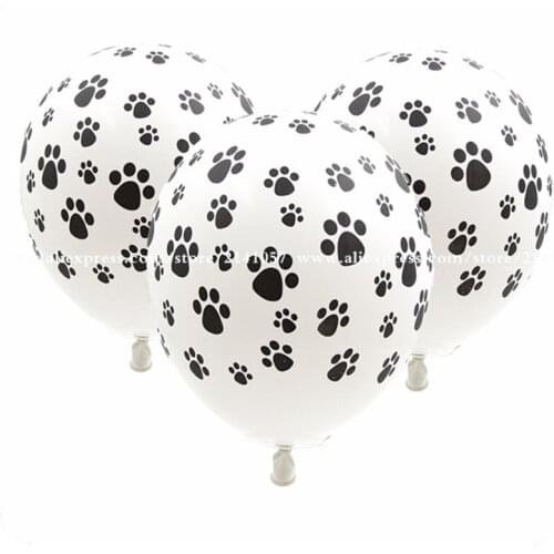 30pcs/lot Paws Balloons Latex Balloons Birthday Party Balloon Decoration Party Supplies Baloon Kids toys Gift